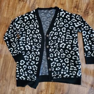 Leopard Cardigan Sweater